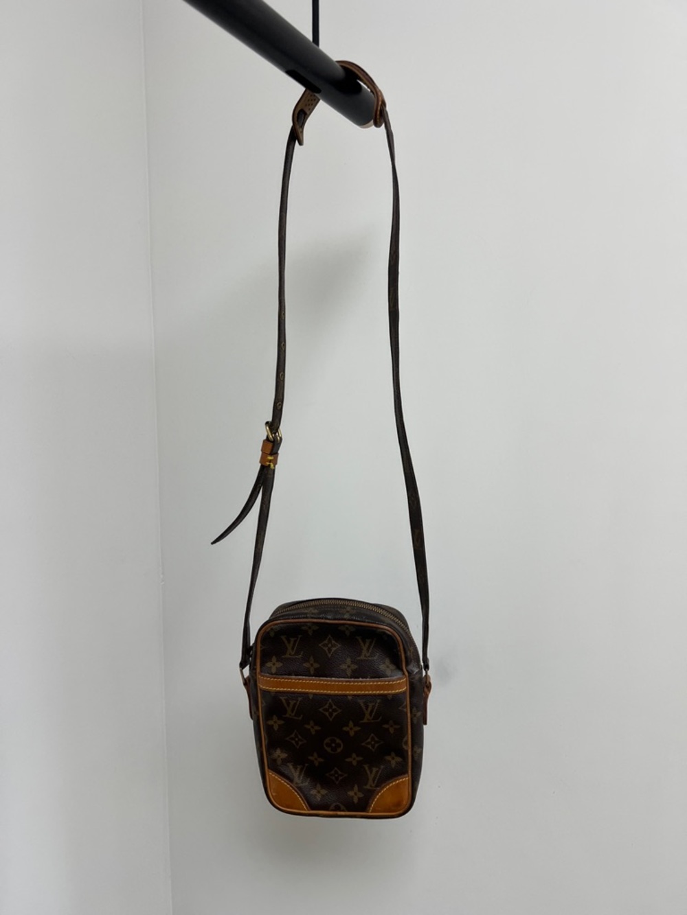 Louis Vuitton Brown Monogram Messenger Crossbody with Tan Trim